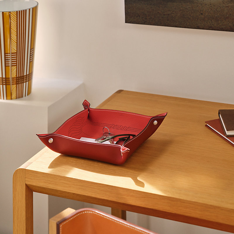 Mises et Relances Quadrige change tray - Brown | Hermès Mainland China